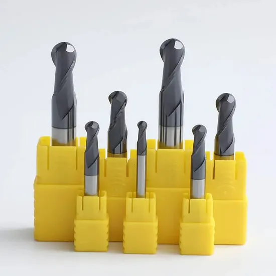 CNC Machining Centers Tools R0.5-R20mm Carbide Material Ball End Mills for Cutting Stainless Steel Cast Iron Aluminum